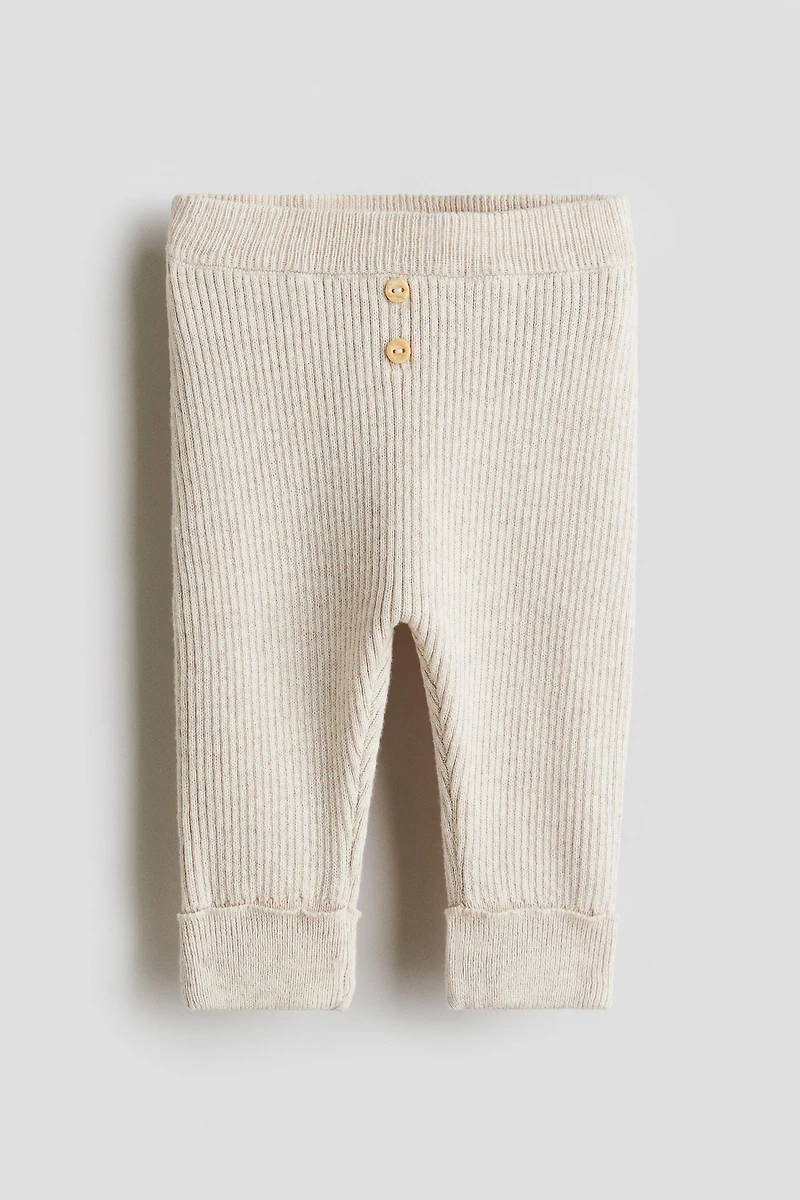 Rib-Knit Pants