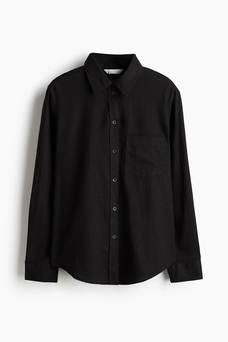 Linen-blend Shirt