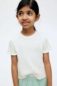 Rib-knit Top