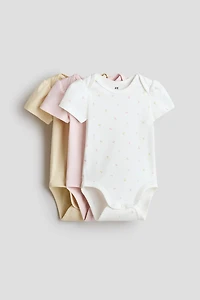 3-Pack Bodysuits with Lap Shoulders