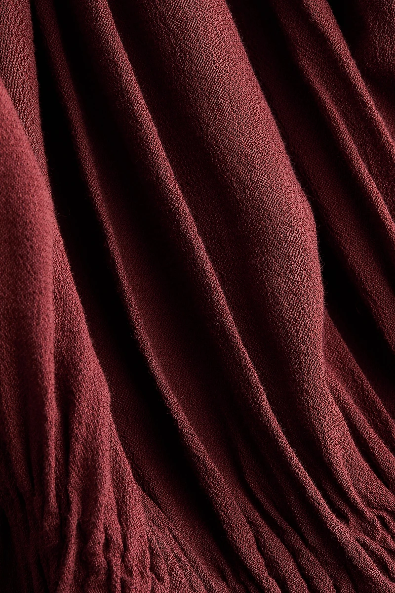 Robe plissé à bretelles fines