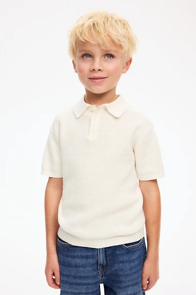 Cotton-Knit Polo Shirt