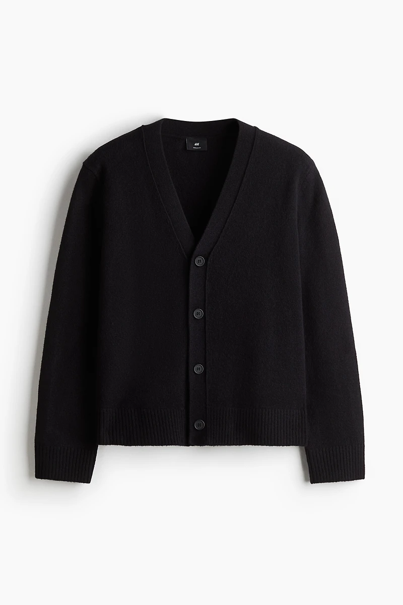 Regular-Fit Brushed Cardigan