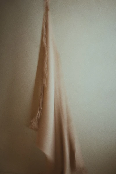 Wool-Blend Throw with Fringe