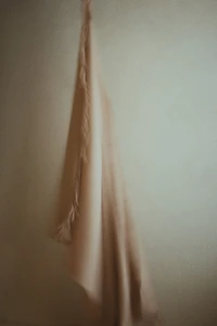 Wool-Blend Throw with Fringe