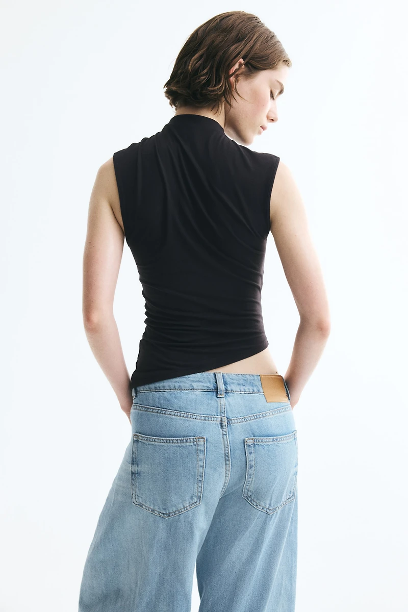 Draped Asymmetric Top