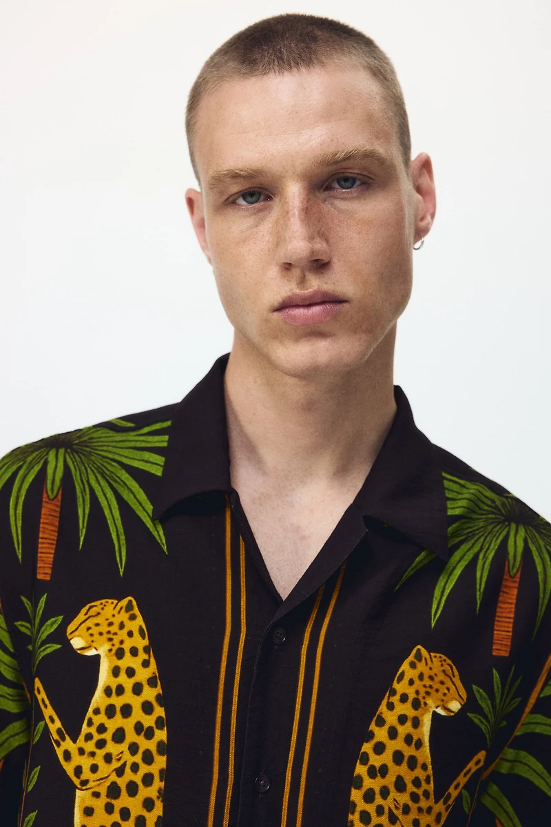 Relaxed-Fit Printed Resort Shirt