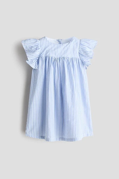 Patterned Empire-Waist Dress