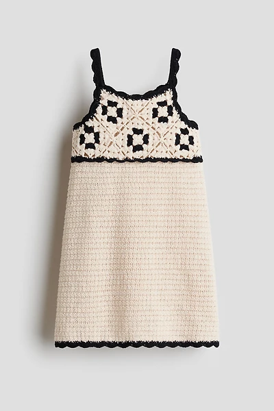 Crochet-Look Dress