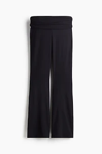 Gathered Microfiber Yoga Pants