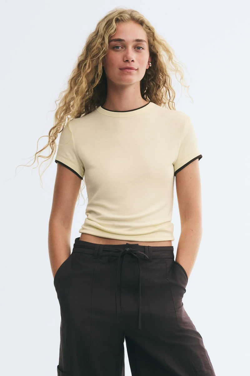T-shirt à effet superposé