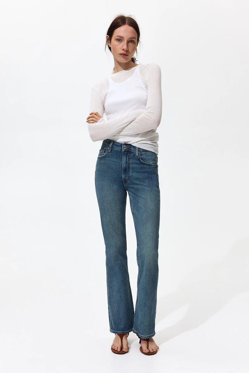 Bootcut High Waist Jeans