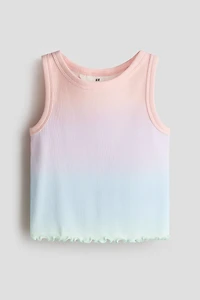 Ribbed Cotton Tank Top