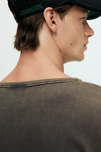 Slim-Fit Ribbed Shirt