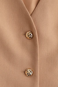 Button-Front Dress