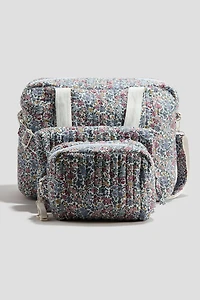 3-piece Padded Diaper Bag Set