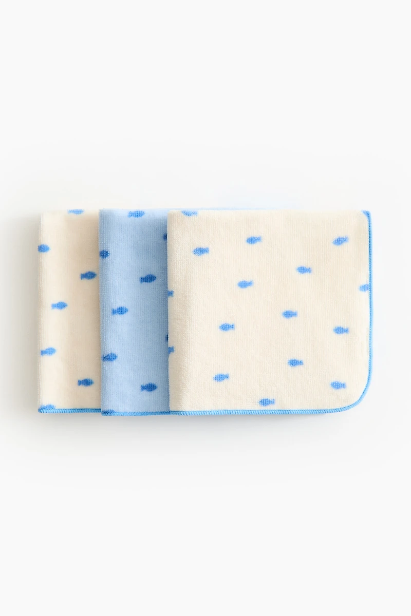 3-Pack Cotton Terry Cloths