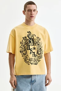 T-shirt imprimé grande taille
