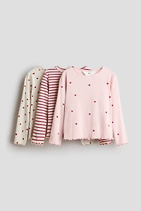 3-Pack Ribbed Jersey Tops