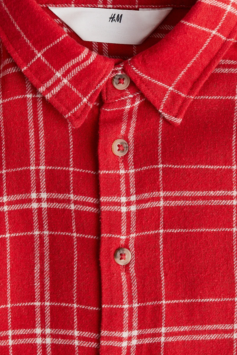 Chemise en flanelle de coton