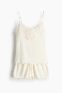 Ribbed Jersey Pajamas