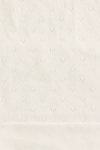 Cotton Pointelle Baby Blanket