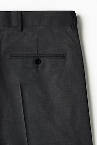 Loose-Fit Wool-Blend Tailored Pants