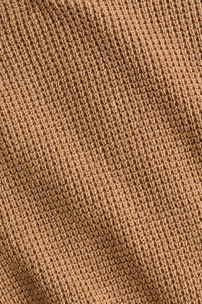 2-Piece Waffle-Knit Set