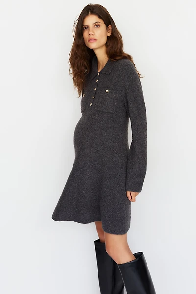 MAMA Long-Sleeved Dress