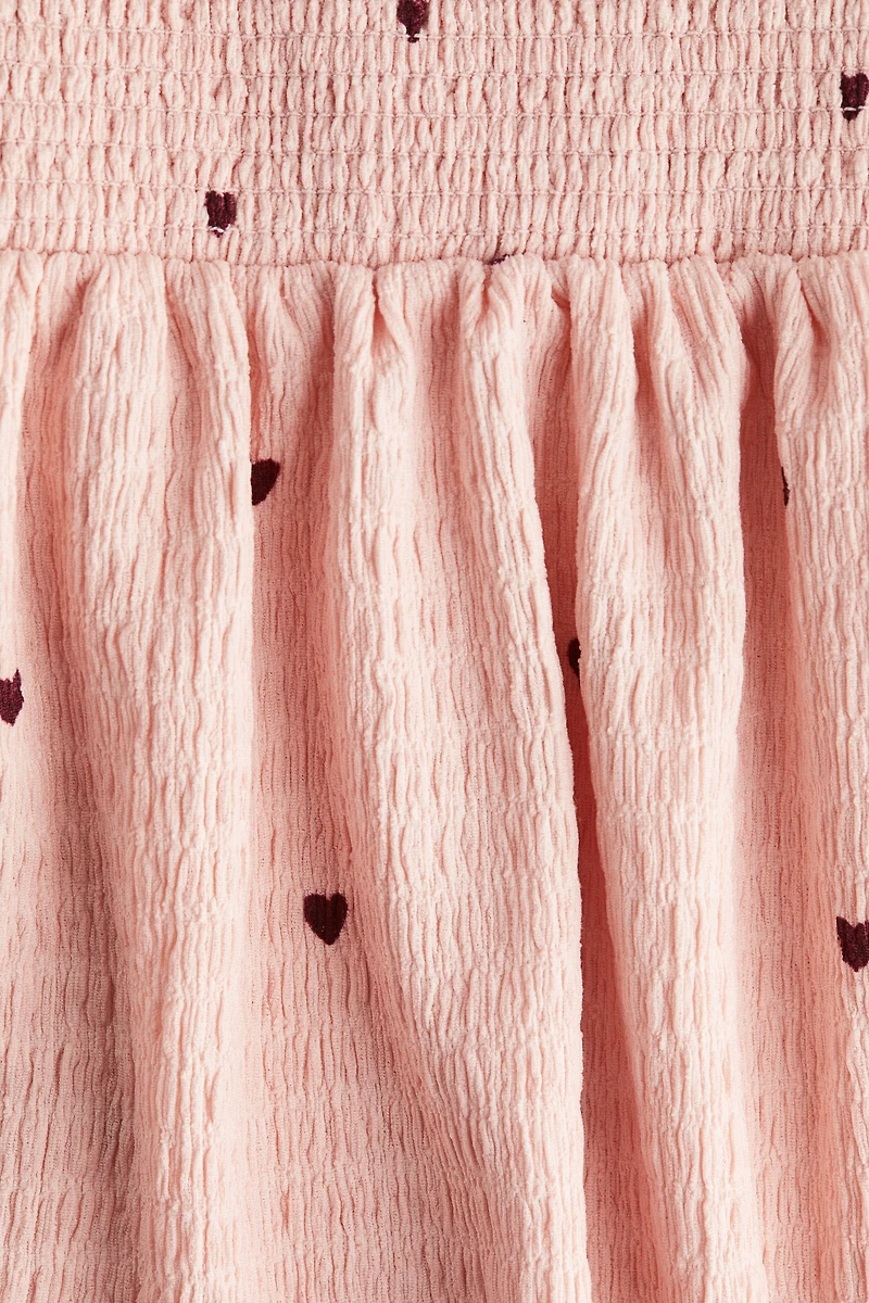 Robe en jersey texturé