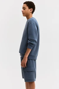 2-Piece Sweatshirt and Shorts Set