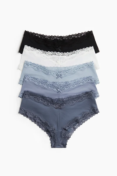 Lot de 5 culottes Hipster en microfibre