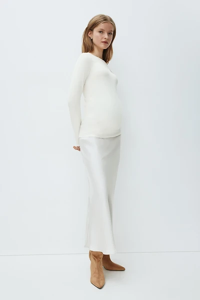 MAMA Haut en jersey côtelé