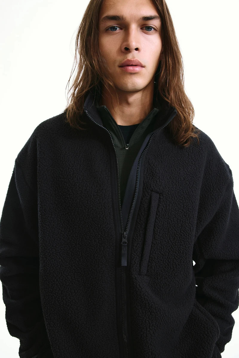 Regular Fit Teddy jacket