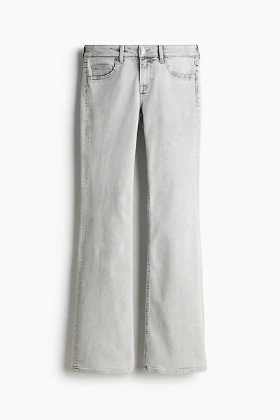 Low Rise Flared Leg Jeans