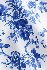 Ruffle-Trimmed Patterned Swimsuit