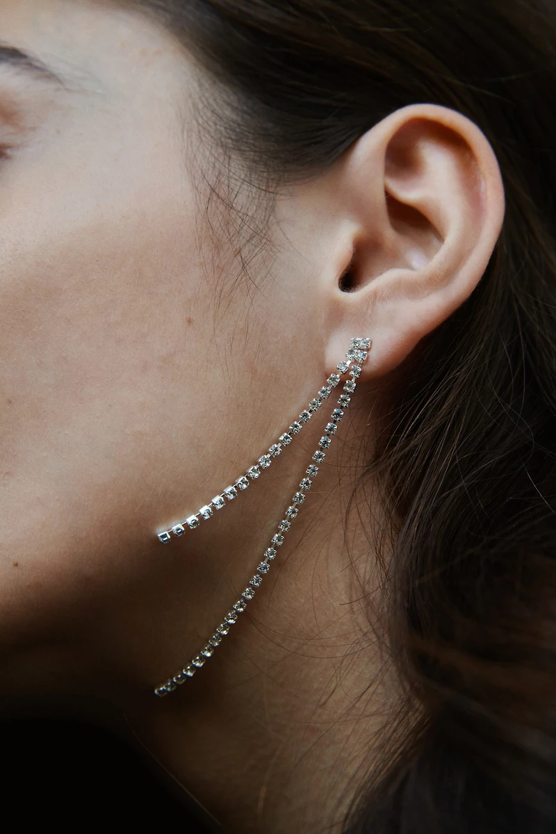 Boucles d'oreilles à strass