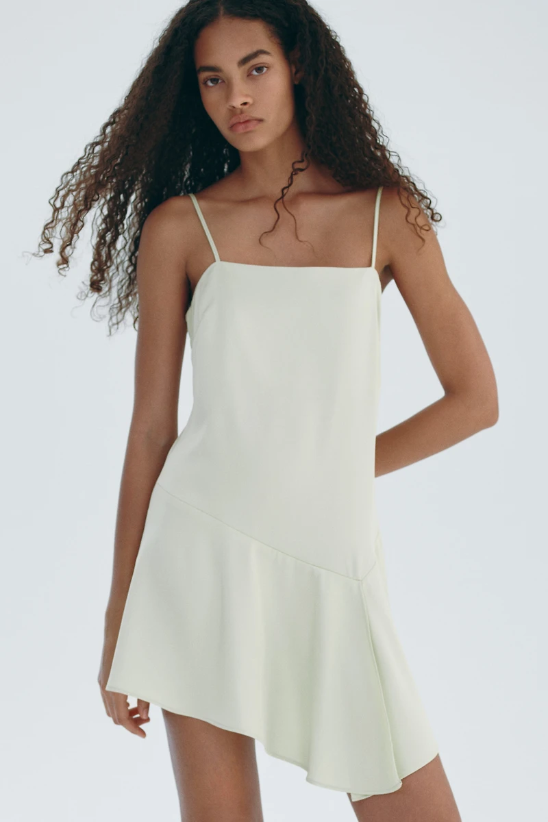 Satin Strappy Dress