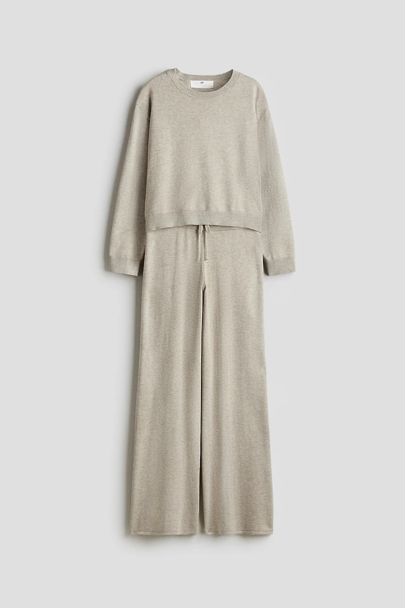 2-Piece Fine-Knit Set