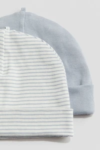 2-pack Cotton Beanies