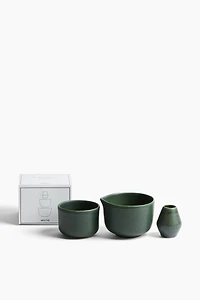 Stoneware Matcha Set