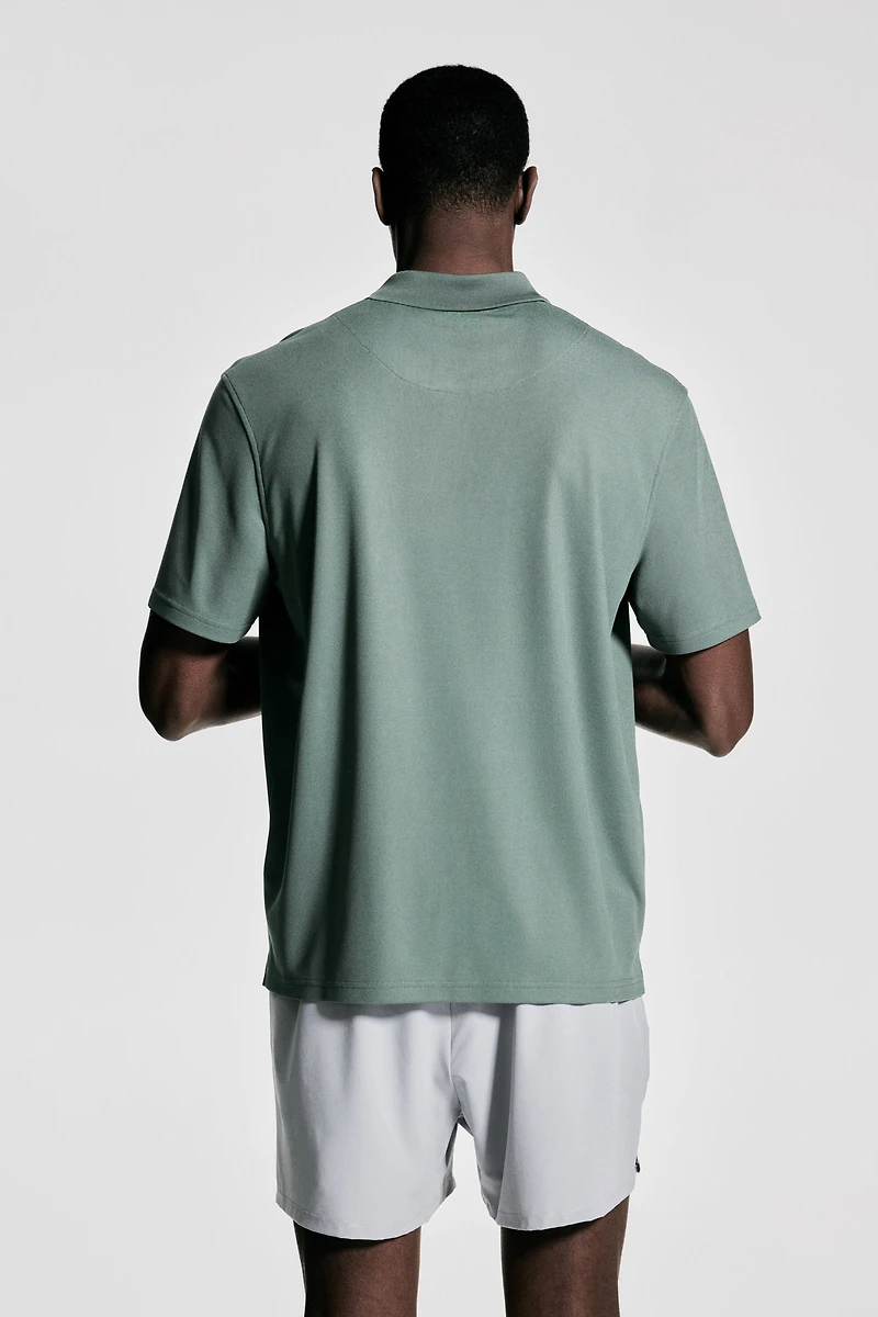 Regular Fit Piqué Sports Shirt