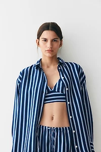 Drawstring Twill Pants