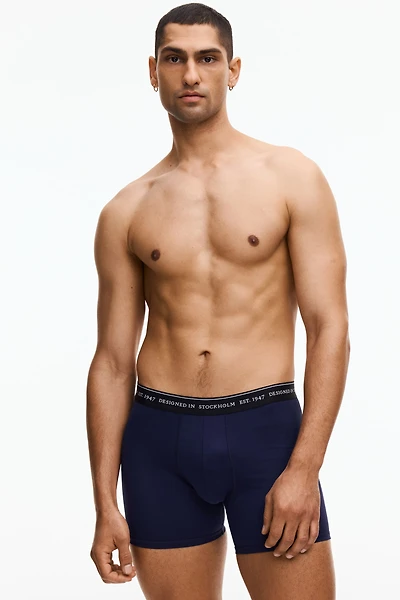 3-Pack COOLMAX® Mid-Length Boxer Briefs