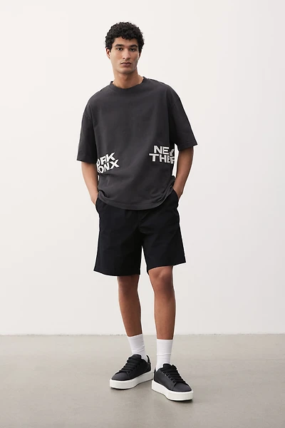 Regular-Fit Canvas Shorts
