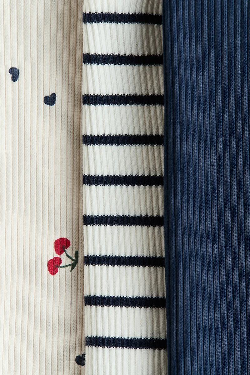 3-Pack Cotton Leggings