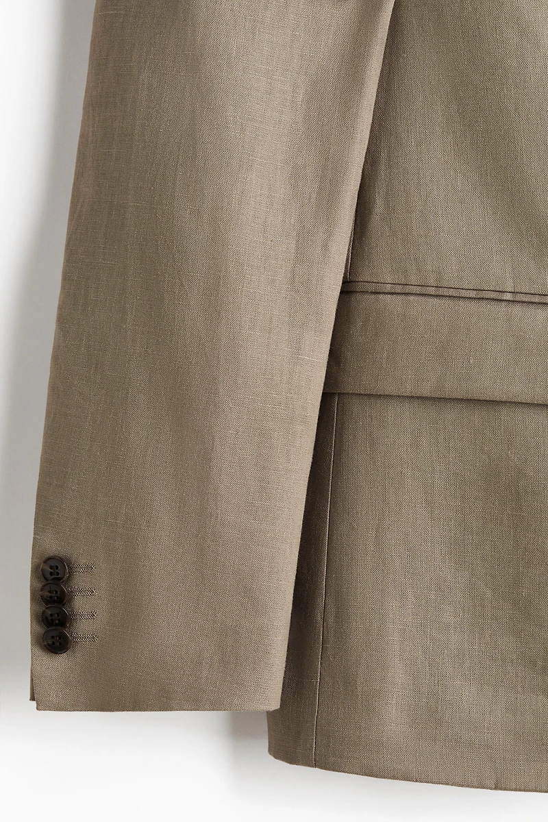 Slim-Fit Linen Jacket