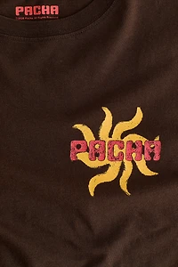 Oversized T-Shirt with Printed Motif