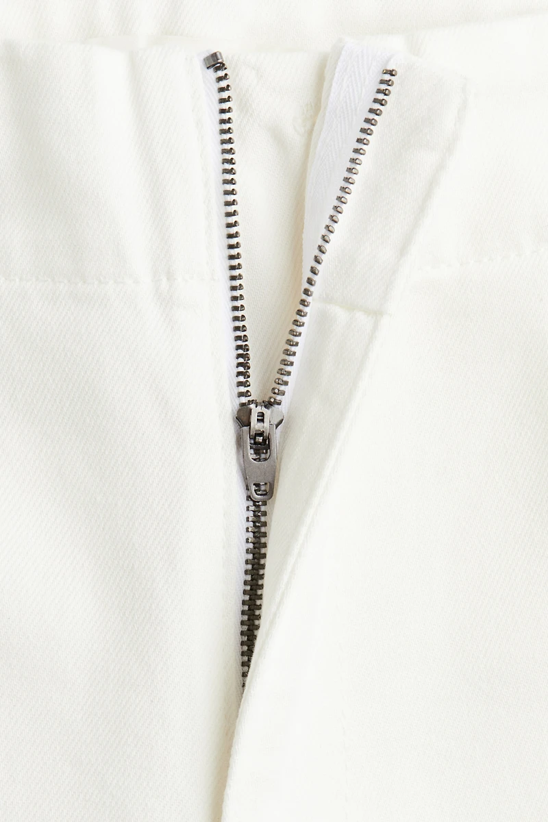 Jean large taille haute