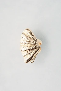 Seashell-Shaped Ring